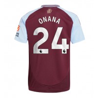 Aston Villa Amadou Onana #24 Replika Hemmatröja 2024-25 Kortärmad